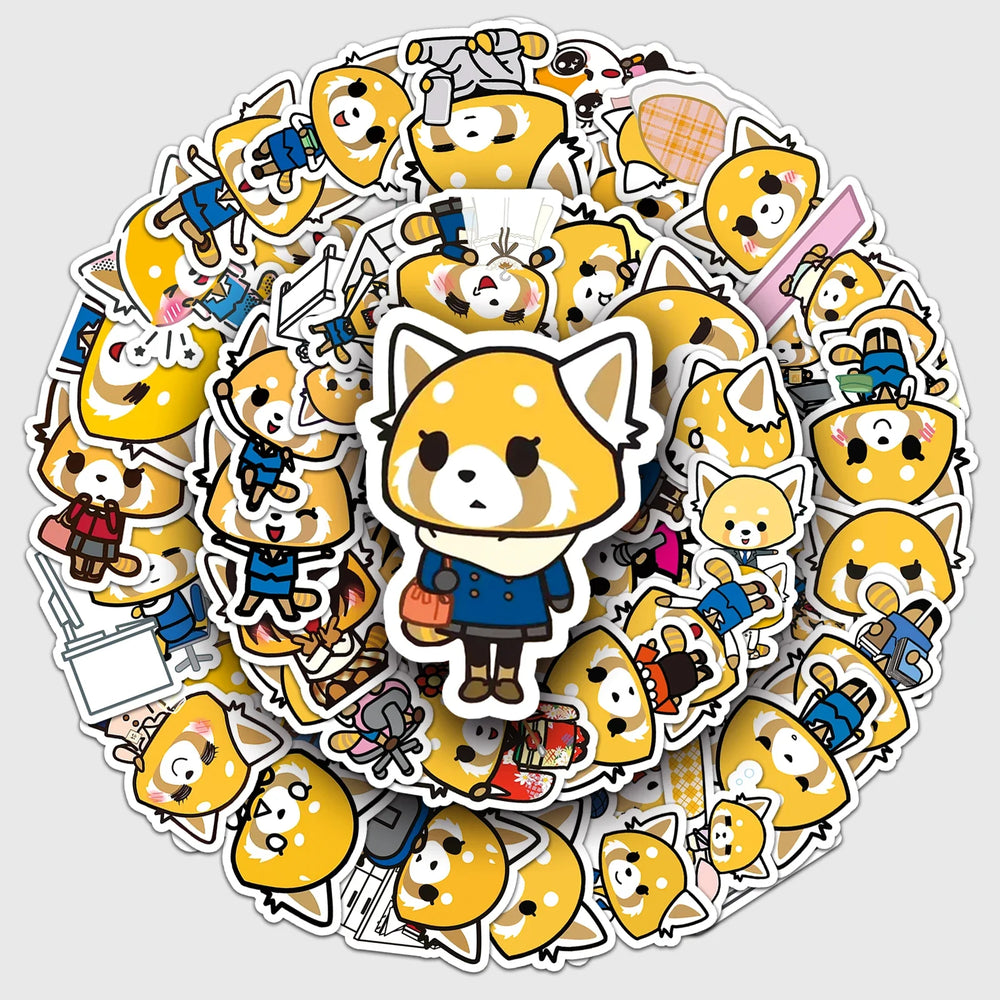50 Cute Cartoon Graffiti Stickers for Laptop, Guitar, Skateboard, Suitcase - Personalized Decoration (ONLINE ORDER ONLY)