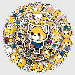 50 Cute Cartoon Graffiti Stickers for Laptop, Guitar, Skateboard, Suitcase - Personalized Decoration (ONLINE ORDER ONLY)