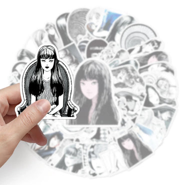 50Pcs Ugly Women Cartoon Waterproof Vinyl Stickers for Skateboard Snowboard (Online Order Only)