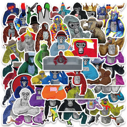 Gorilla Tag Game Stickers Pack - Cool Art, Funny, Aesthetic, Skateboard, Laptop, Bottle Decals (Online Order Only)