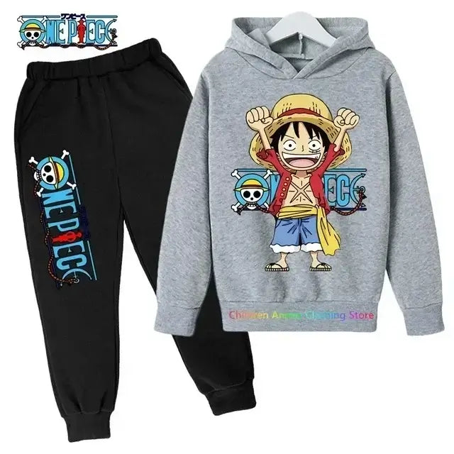 One Piece Hoodies Kids Fashion 2025 Luffy Pullover (ONLINE ORDER ONLY)