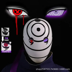 Obito Cosplay Mask: High Gloss Akatsuki Anime Prop