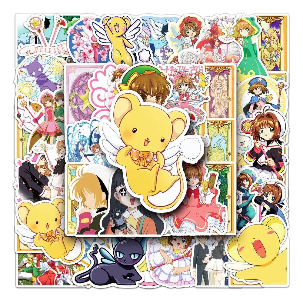 50Pcs Cute Cartoon Waterproof Vinyl Stickers for Skateboard Snowboard Decals (ONLINE ORDER ONLY)