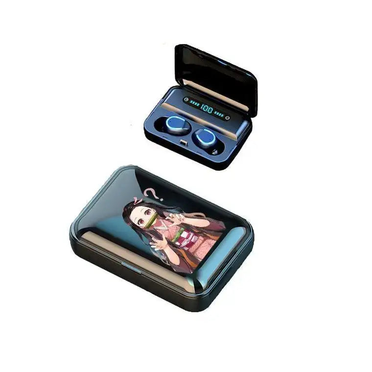 Demon Slayer Tanjiro Nezuko Bluetooth Anime Headset