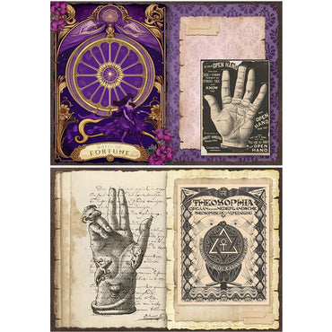 10/38pcs Vintage Cartoon Tarot Graffiti Stickers Decals Kids Toys Laptop Phone Notebook Guitar Luggage Car Decoration Sticker (Online Order Only)