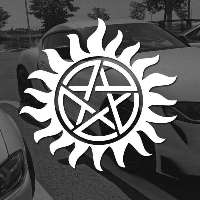 Pentacle  Creative Stickers，Elevate Your Car's Look with a  Creative Stickers！For Car Door And Window Decoration Stickers (ONLINE ORDER ONLY)