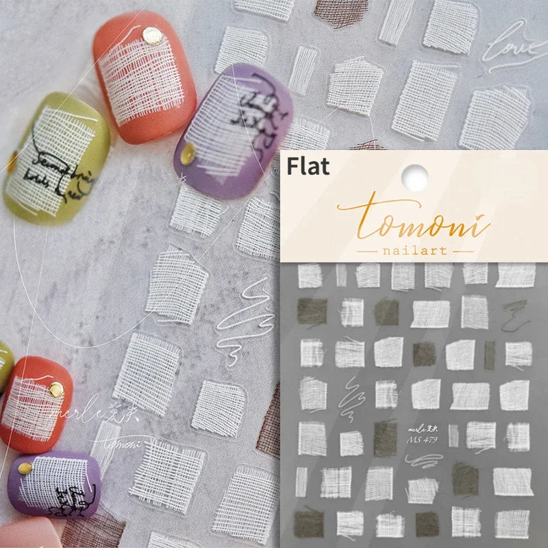 Hot Stamping Colourful Sunflower Starry Night Impressionism Embossment Adhesive Nail Art Sticker Shiny Rhinestone Manicure Decal (Online Order Only)