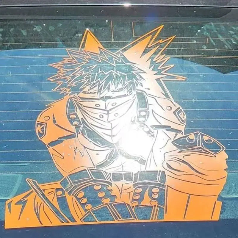 Japanese Anime Stickers For Car Sticker Decoration Door Hood External Accessories Superignition Large Pattern PVC Vinyl Decals (ONLINE ORDER ONLY)