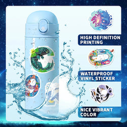 10/30/50PCS Illustration Art Aesthetic Graffiti Stickers Cute Letter Number Decals Decoration Wall Phone Notebook Kids DIY Toys (ONLINE ORDER ONLY)