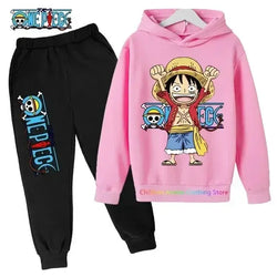 One Piece Hoodies Kids Fashion 2025 Luffy Pullover (ONLINE ORDER ONLY)