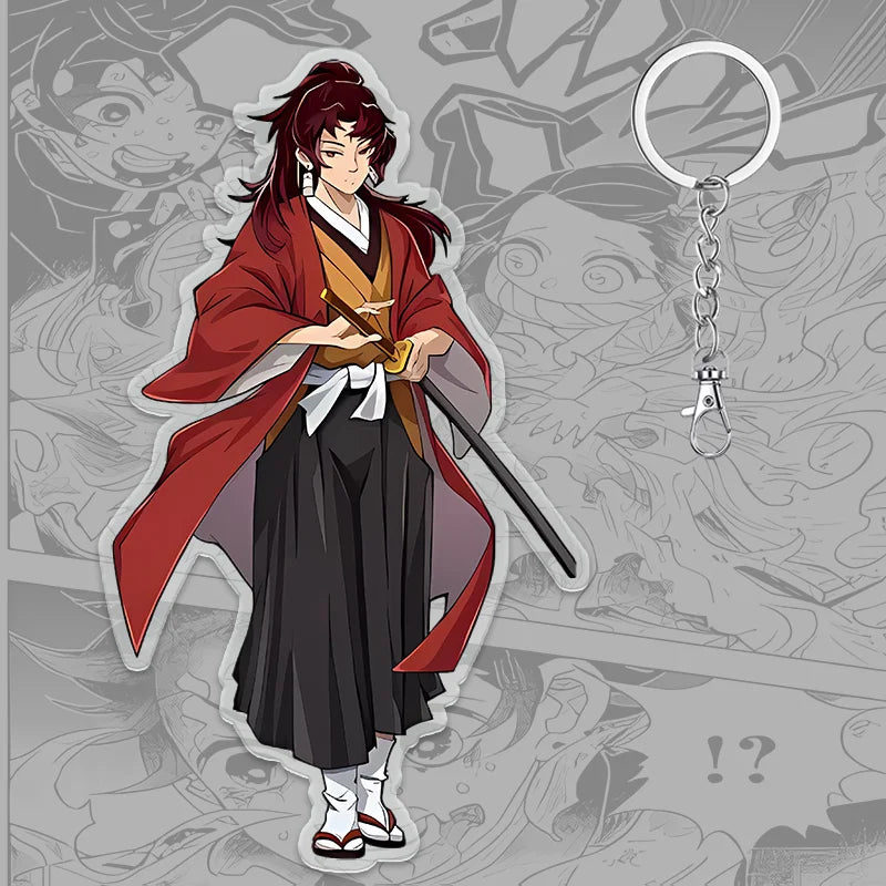 Demon Slayer Keychain: Tanjiro 6cm Acrylic Bag Pendant (ONLINE ORDER ONLY)