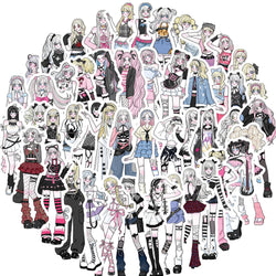 10/30/50PCS INS Spicy Girl Cartoon Stickers Sexy Girl Graffiti Laptop Phone Guitar Bike Skateboard Scrapbook Waterproof Decals (ONLINE ORDER ONLY)