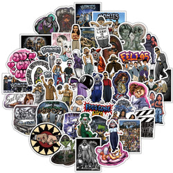 Hip Hop Rap Stickers Decal Pack - Skateboard, Guitar, Motorcycle, Phone, Car, Waterproof (Online Order Only)