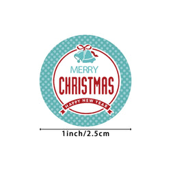 100-500pcs Christmas Stickers Santa Snowflake Adhesive Label Stickers DIY Biscuit Gift Baking Business Packaging Stickers (ONLINE ORDER ONLY)