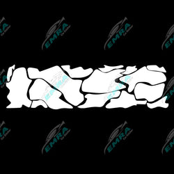 Universal Car Sticker For External Accessories Camouflage Stickers Decoration Side Kit  Adjust Molding Waterproof Vinyl Decals (ONLINE ORDER ONLY)