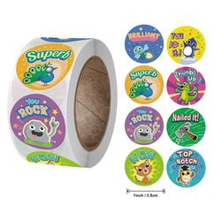 50-500pcs Cute Cartoon Animal Decoration Sticker Cake Label Birthday Wedding Party Sticker Envelope Office Stationery Kids Gift (ONLINE ORDER ONLY)