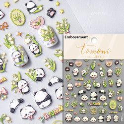 Romantic Lily of The Valley Candle Holder Wreath Bowknot Butterfly Dreamy Adhesive Nail Art Decorations Stickers Manicure Decals (Online Order Only)