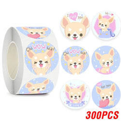 100-500pcs Lovely Animal Stickers Sealing Labels Reward Sticker For School Teacher Kids Stationery Sticker Gift Decor (ONLINE ORDER ONLY)