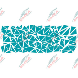 Triangle Car Sticker Decoration Side External Accessories Camouflage Kit Wrap Camo Tuning Styling Waterproof Vinyl Decals (ONLINE ORDER ONLY)