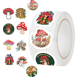 100-500pcs Children Mushroom Reward Stickers School Students Cute Cartoon Stationery Sticker Scrapbooking DIY Gift Decoration (ONLINE ORDER ONLY)