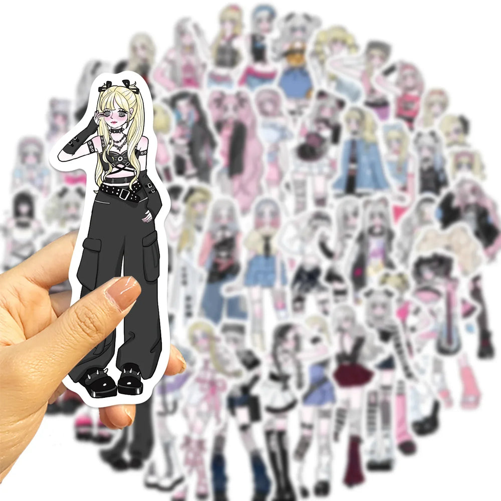 10/30/50PCS INS Spicy Girl Cartoon Stickers Sexy Girl Graffiti Laptop Phone Guitar Bike Skateboard Scrapbook Waterproof Decals (ONLINE ORDER ONLY)