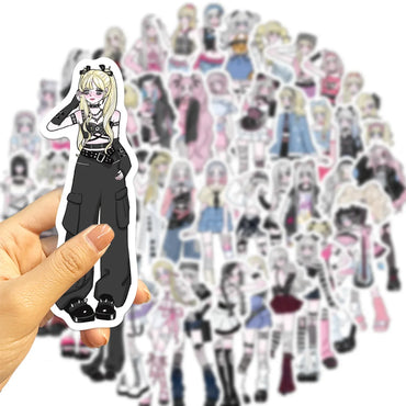 10/30/50PCS INS Spicy Girl Cartoon Stickers Sexy Girl Graffiti Laptop Phone Guitar Bike Skateboard Scrapbook Waterproof Decals (ONLINE ORDER ONLY)