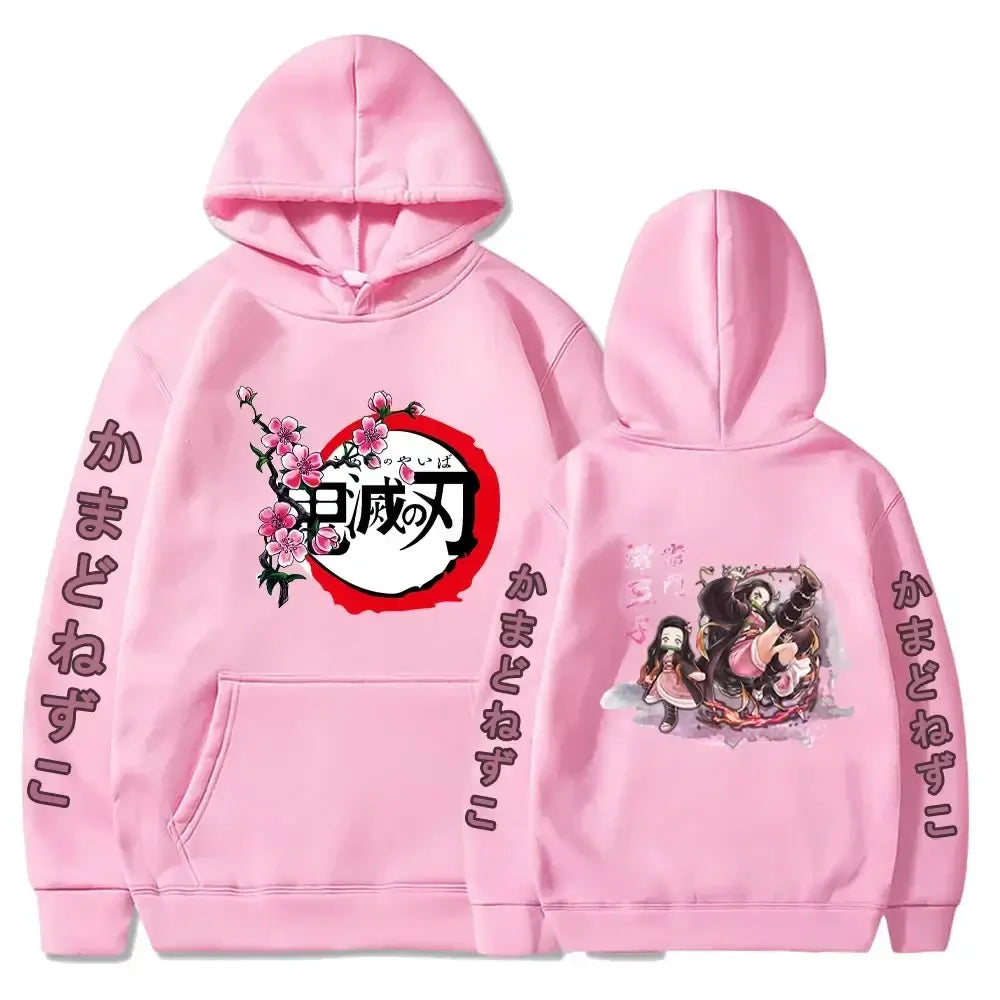 Demon Slayer Kamado Nezuko Oversize Anime Hoodie Streetwear (ONLINE ORDER ONLY)