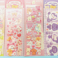 Korean INS Cute Animals Rabbit Decorative Stickers Scrapbooking DIY Album Kawaii Stationery Sticker Art Supplies Personalized (ONLINE ORDER ONLY)
