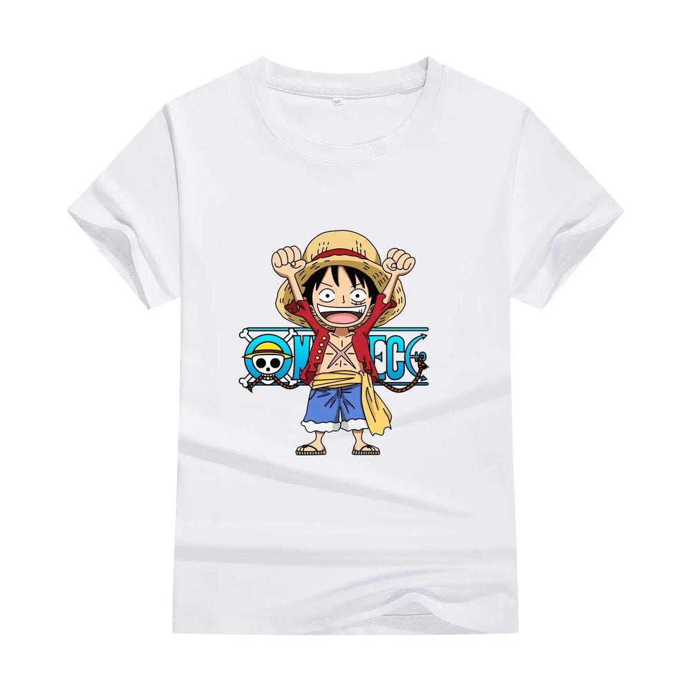 One Piece Anime Cotton T-shirt Cute Unisex Summer Top (ONLINE ORDER ONLY)