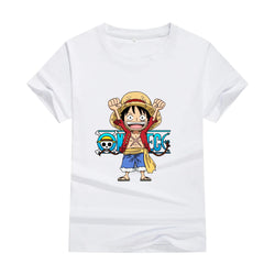 One Piece Anime Cotton T-shirt Cute Unisex Summer Top (ONLINE ORDER ONLY)