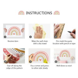 Retro Nursery Peel and Stick Stickers (ONLINE ORDER ONLY)