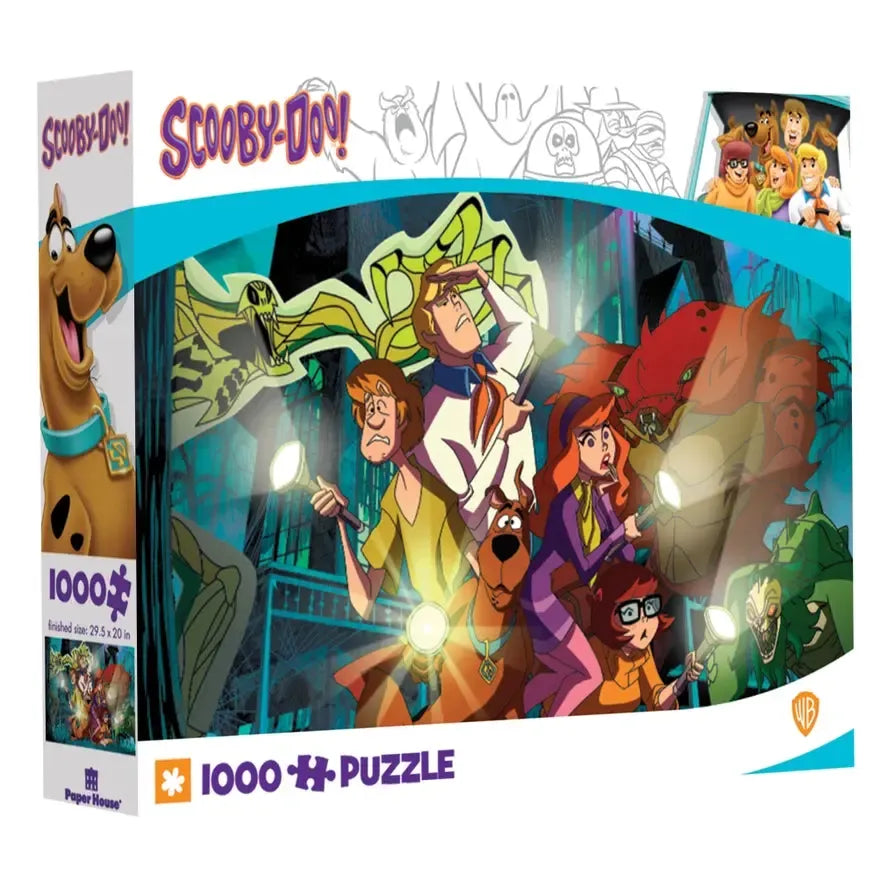 Scooby Doo Mystery 1000 Piece Jigsaw Puzzle Paper House