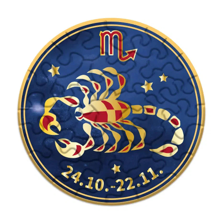 Scorpio Zodiac 33 Piece Mini Matchbox Jigsaw Puzzle Curiosi (ONLINE ORDER ONLY)