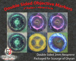 Double Sided Neoprene 7.57" Objective Markers - Scourge of Ghyran (ONLINE ORDER ONLY)
