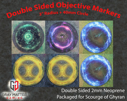 Double Sided Neoprene 7.57" Objective Markers - Scourge of Ghyran (ONLINE ORDER ONLY)