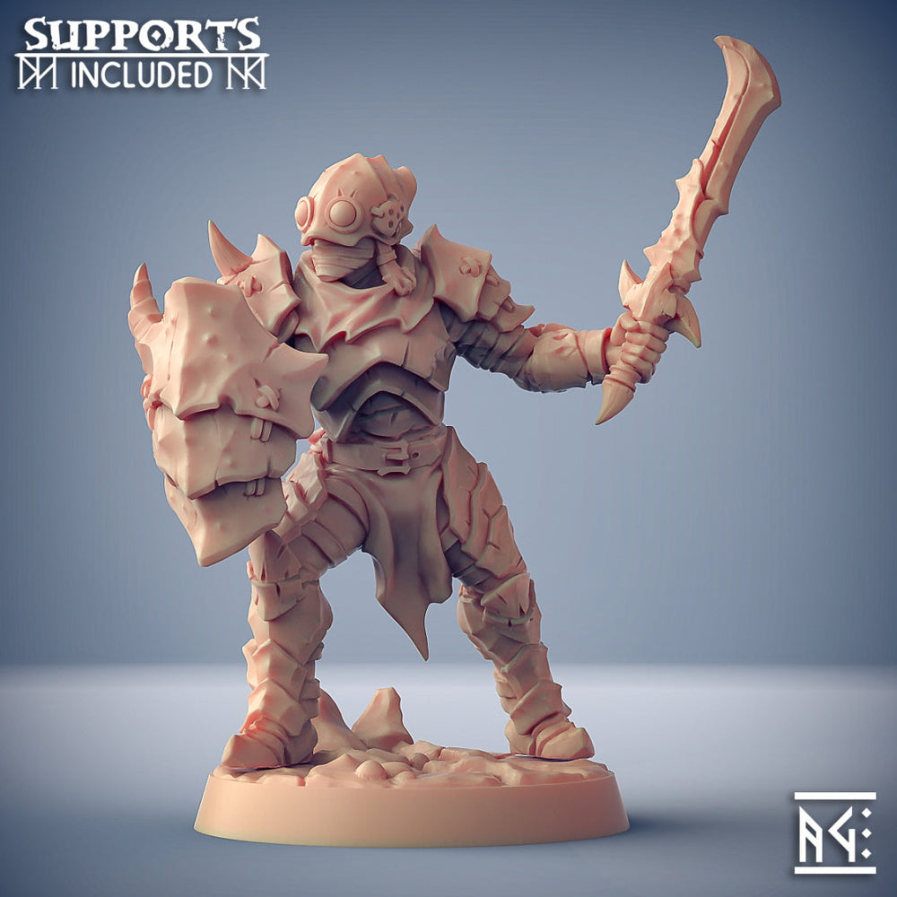 3D Printed Artisan Guild Scourgeland Survivor Set Scourgeland Survivors 28mm 32mm (Online Only)