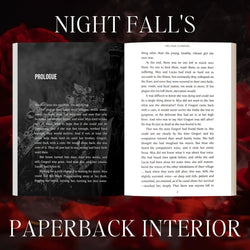 Night Fall Paperback - Dark Vampire Romance