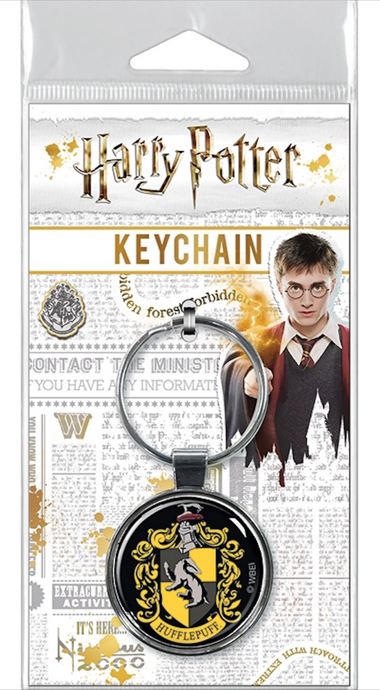 Harry Potter: Hufflepuff Crest Keychain (ONLINE ORDER ONLY)