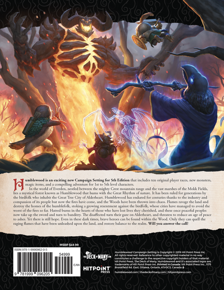 Humblewood: Campaign Setting Book (ONLINE ORDER ONLY)