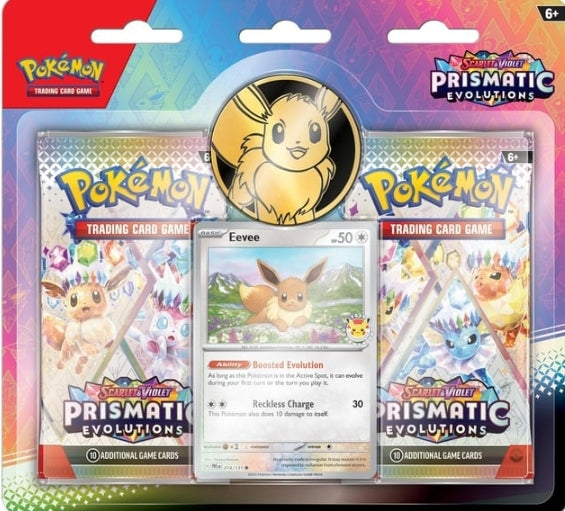 Pokemon Prismatic Evolution 2-Booster Pack | New (ONLINE ORDER ONLY)