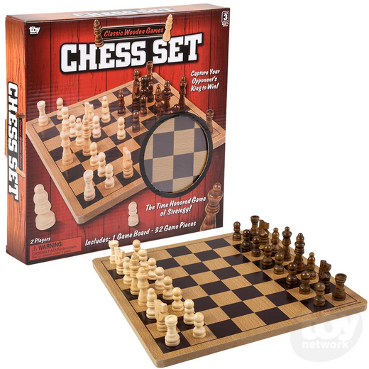 Classic Wooden Games 10" Chess Set (ONLINE ORDER ONLY)