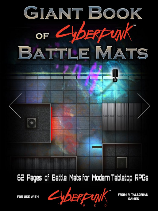 Giant Book of CyberPunk Battle Mats (ONLINE ORDER ONLY)