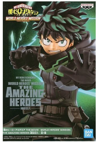 My Hero Academia: World Heroes' Mission - Izuku Midoriya - The Amazing Heroes Figure (ONLINE ORDER ONLY)