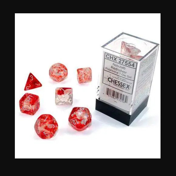 Chessex: Polyhedral Nebula Dice sets (Online Order Only)