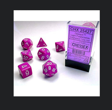 Chessex: Opaque Polyhedral Dice Set (Online Order Only)