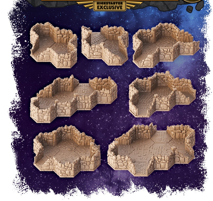 Masters of the Universe: 3D Pack - Ruins Set (ONLINE ORDER ONLY)
