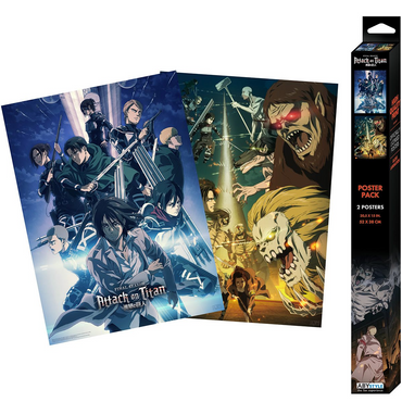Attack on Titan Series 2 Boxed Poster Set (ONLINE ORDER ONLY)