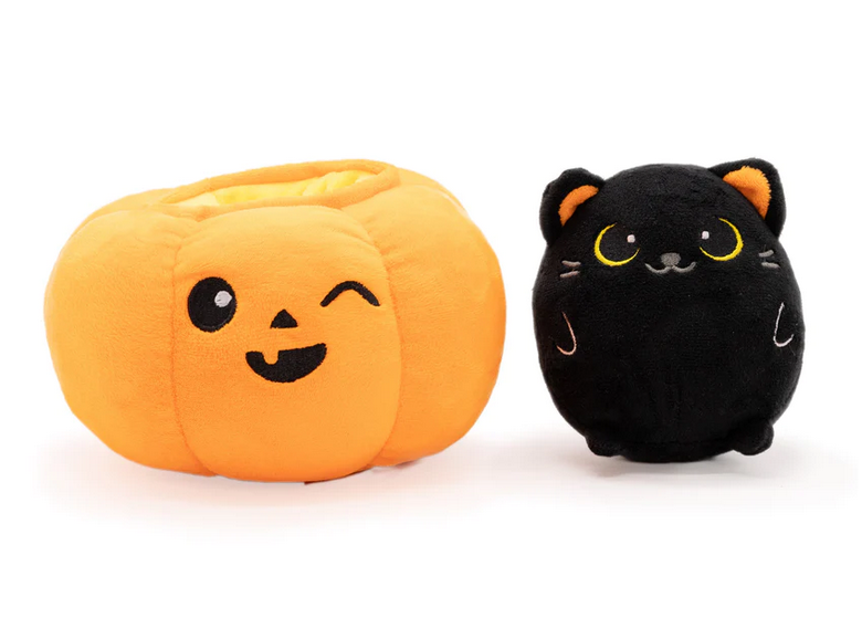 Peek-A-Boo Plush - Cat in Pumpkin (ONLINE ORDER ONLY)