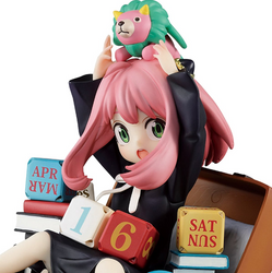 Spy x Family Anya Forger with Block Calendar Mission Start Version 1.5 Ichibansho Statue (ONLINE ORDER ONLY)