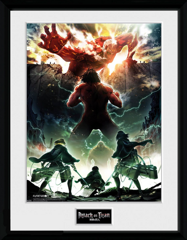 Attack on Titan Key Art Framed Poster (ONLINE ORDER ONLY)